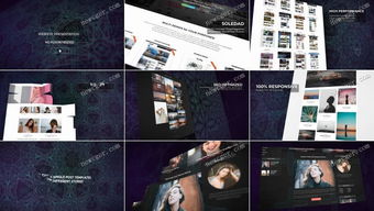 動(dòng)態(tài)演繹，視覺(jué)盛宴 AE模板助力網(wǎng)頁(yè)設(shè)計(jì)與產(chǎn)品宣傳